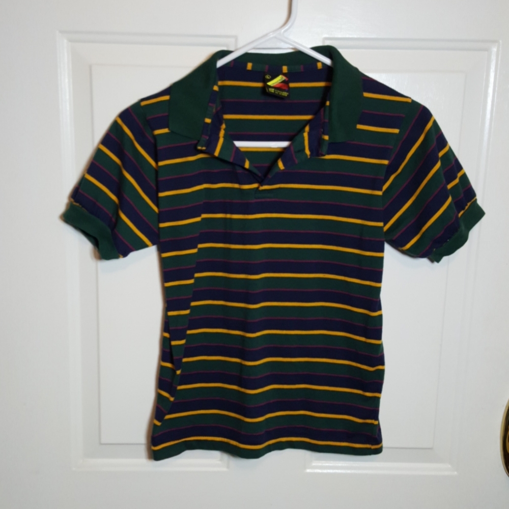 Boys Connectors Polo Shirt Sz‎ L - Preloved